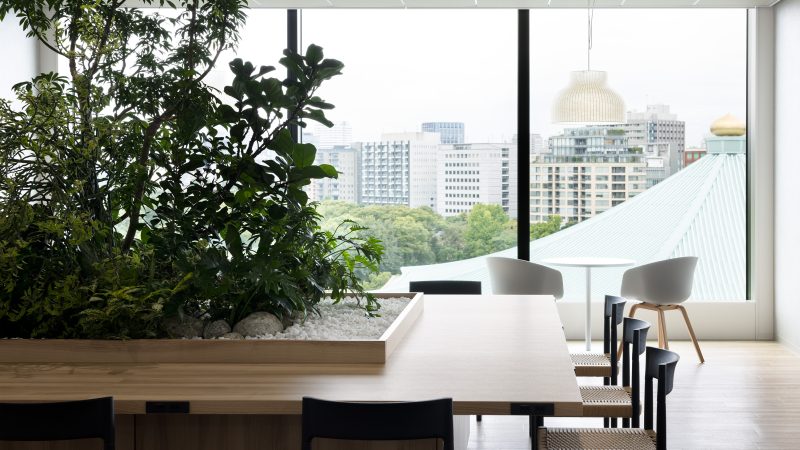 jsol_benefits of green　バイオフィリックデザインオフィス